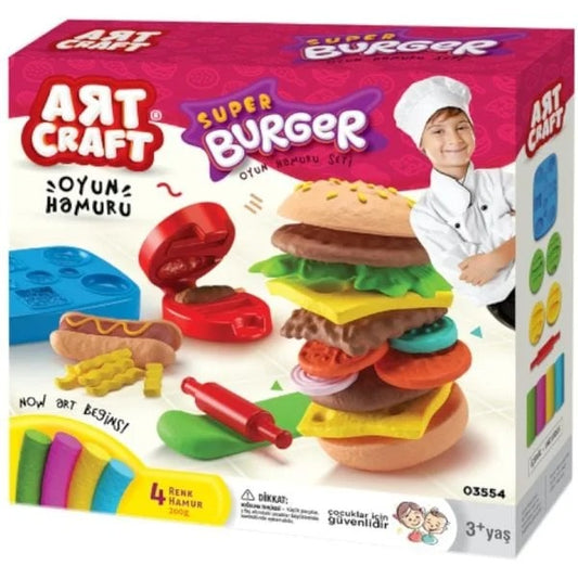 Art Craft Hamburger Dough Set – 200g