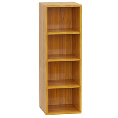 Mahmayi Wooden Storage Display Shelves 4-Tier Freestanding