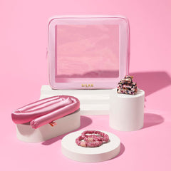 سيلك لندن - أداة تجعيد الشعر بدون حرارة - وردي