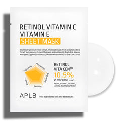 APLB - Retinol Vitamin C Vitamin E Sheet Mask