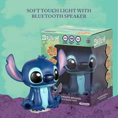 Volkano Disney Stitch Soft Touch Light with Bluetooth Speaker