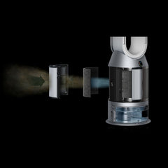 جهاز تنقية الهواء دايسون هوت + كول، مروحة تدفئة لتنقية الفورمالديهايد