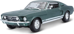 Maisto 1:18 SE (B)-1967 FORD MUSTANG FASTBACK MET GREEN