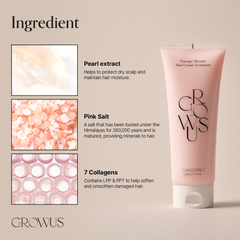 GROWUS - Damage Therapy Hair Cream Treatment EX (220ml)