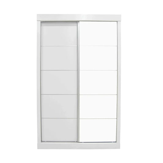 Supreme 2Door Compact Sliding Door Wardrobe W/Mirrors
