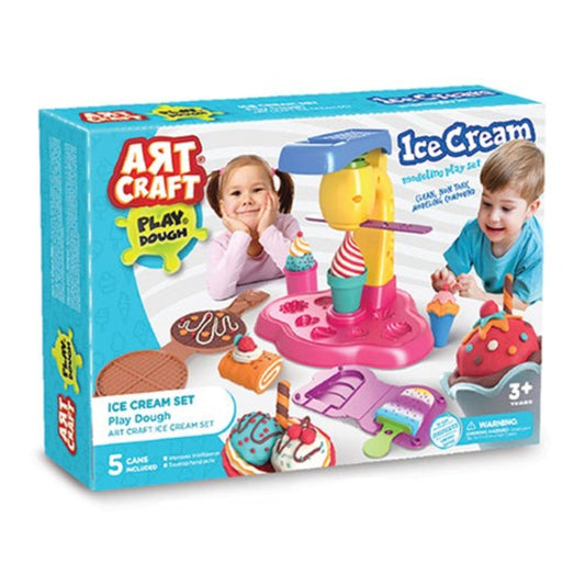 Art Craft Ice Cream Play Dough Set – 280g