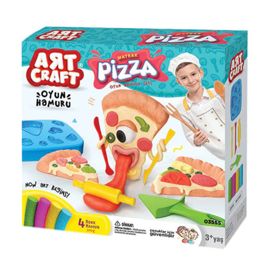 Art Craft Pizza Play Dough Set – 200g