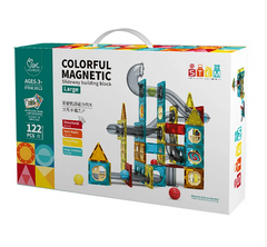 YERL Colorful Magnetic Slideway Blocks - 122pcs