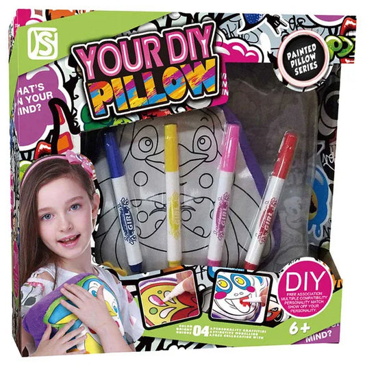 وسادة بطريق مرسومة من القماش (اصنعها بنفسك)