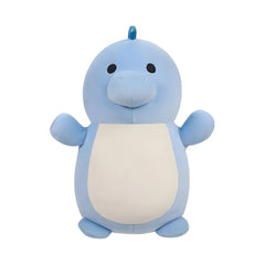 SQUISH Mallows Medium Plush Hugmees S24 Grayson Blue Dinosaur 10 Inch