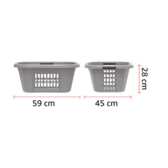 Cosmoplast Oval Laundry Basket 40L