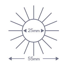 Denman Pro-Tip Natural Bristle Large Curling Brush