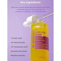 NINELESS - B-Boost 1% Kojic Acid Serum 30ml
