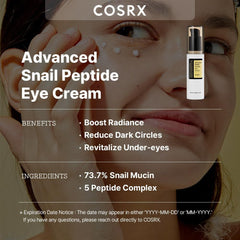 COSRX - Advanced Snail Peptide Eye Cream 25ml