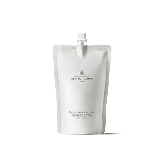 عبوة إعادة تعبئة غسول اليدين السائل مولتون براون برائحة السرو الساحلي والشمر البحري، 400 مل