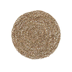 IKEA IHÅLLIG Place mat, natural/seagrass, 37 cm