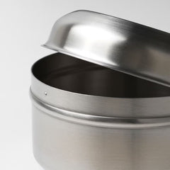 IKEA LÄTTUGGAD Snack container, set of 2, stainless steel