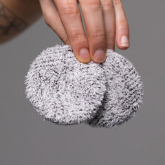 مناديل ماغنيتون لإزالة المكياج مصنوعة من ألياف الخيزران الدقيقة بنسبة 100%، عبوة من 6 قطع