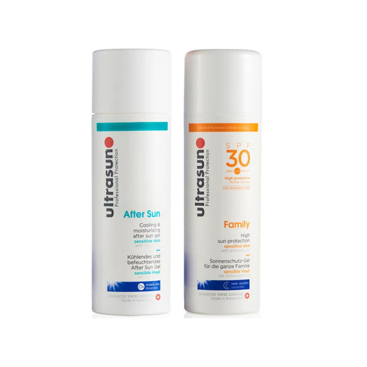 Ultrasun Family SPF 30 - Super Sensitive (150ml) and Ultrasun Aftersun