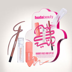HUDA BEAUTY Habibti Face And Lip Set 2025