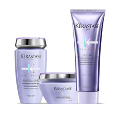 Kérastase Blond Absolu Ultra Violet Shampoo, Masque and Conditioner Trio