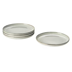 IKEA GLADELIG Side plate, grey, 20 cm