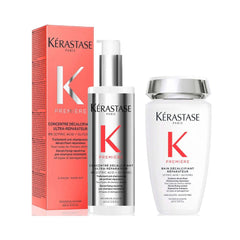 Kérastase Première Decalcifying Repairing Pre-Shampoo and Shampoo for Damaged Hair with Pure Citric Acid and Glycine