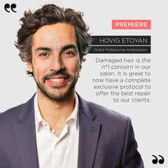 Kérastase Première Decalcifying Repairing Pre-Shampoo and Shampoo for Damaged Hair with Pure Citric Acid and Glycine