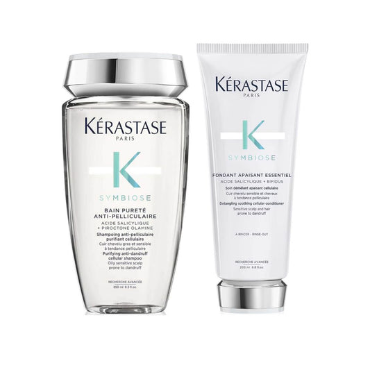 Kérastase Symbiose Anti-Dandruff Cleanse and Condition Duo for Oily Scalps