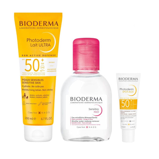 مجموعة بيوديرما الأساسية لعطلة الصيف