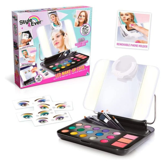 علبة مكياج بإضاءة LED