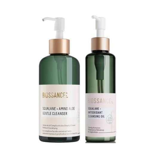 Biossance Double Cleanse Duo