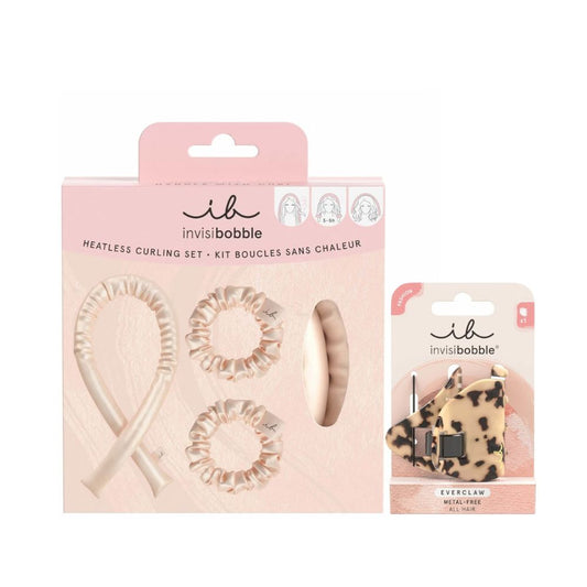 invisibobble Heatless Curler and Claw Clip Duo