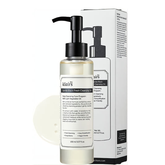 Dear, Klairs - Gentle Black Deep Cleansing Oil