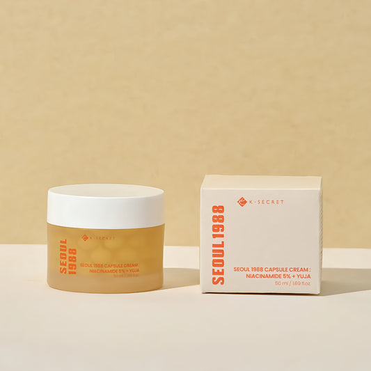 K-SECRET - SEOUL 1988 Capsule Cream : Niacinamide 5% + Yuja