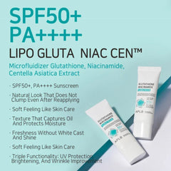 APLB – Glutathione Niacinamide Sunscreen (40 mL, SPF50+ PA++++)