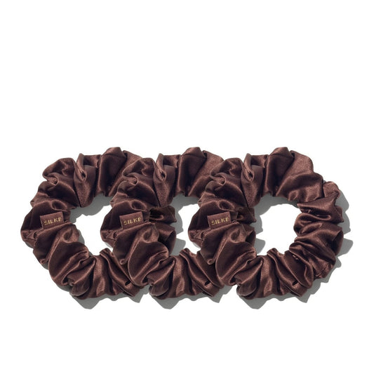 ربطات شعر سيلك لندن - بني