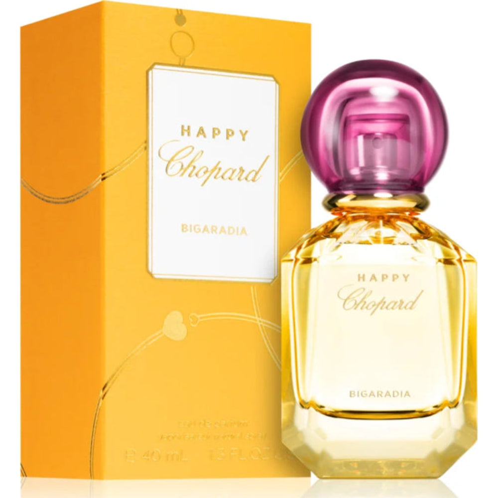 Chopard Happy Bigaradia perfume bottle with packaging on a white background