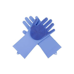 Dishwashing Gloves With Sponge Scrubbers 35.7 x 16.5 cm