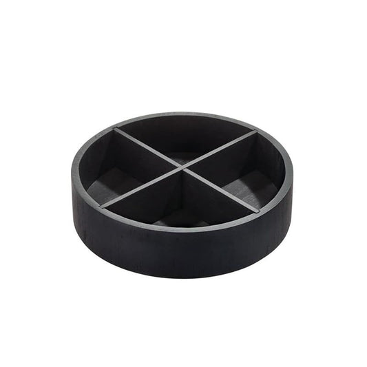 منظم أقراص دوارة مقسم من هوم إيديت مع فاصل قابل للإزالة