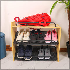 YATAI Solid Wood Shoe Rack