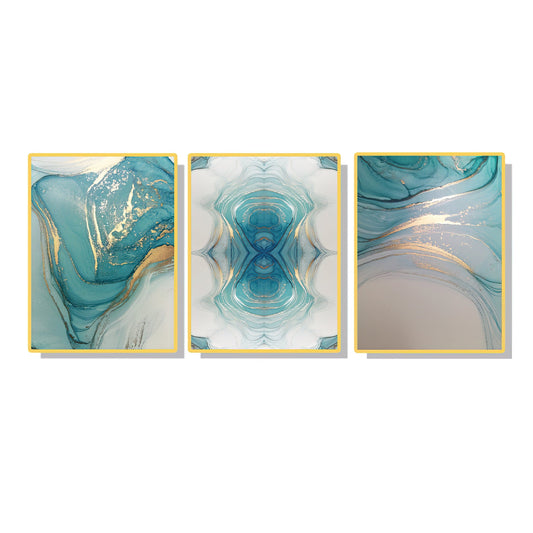 Abstract Wall Painting - Modern - 40x60 cm - Set of 3
