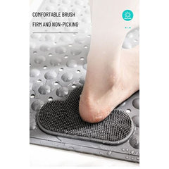 Anti-Slip Massage Bathroom Bath Tub Mats with Suction Cup and Drain Hole