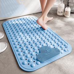 Anti-Slip Massage Bathroom Bath Tub Mats with Suction Cup and Drain Hole