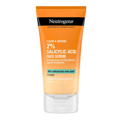 Neutrogena Clear and Defend 2% Salicylic Acid Face Scrub 150ml
