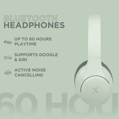 VolkanoX VXH200 Bluetooth Headphones with ANC – Green