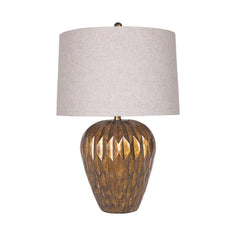 Aw23-Jonathan Resin Table Lamp White 35.5X35.5X66Cm (Mlm-883469Gl)