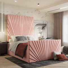 Mercury Upholstered Bed in multiple sizes