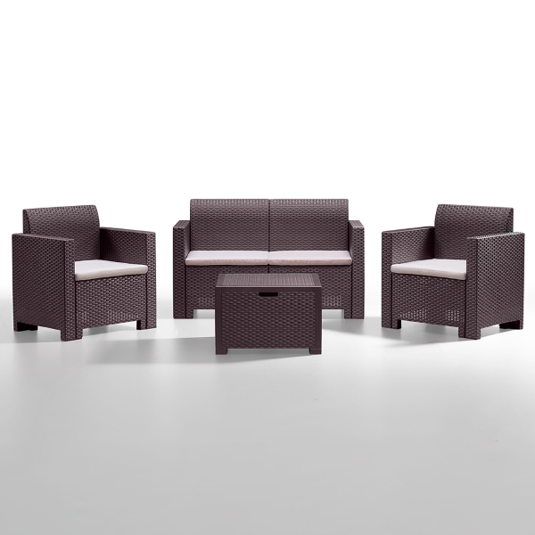 Cedarattan 4-seater Lounge Set with Cushions