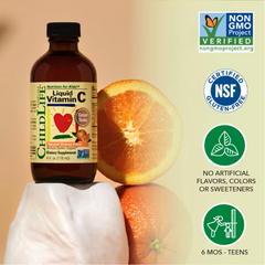 ChildLife Essentials Liquid Vitamin C - Natural Orange 4 fl oz Liquid